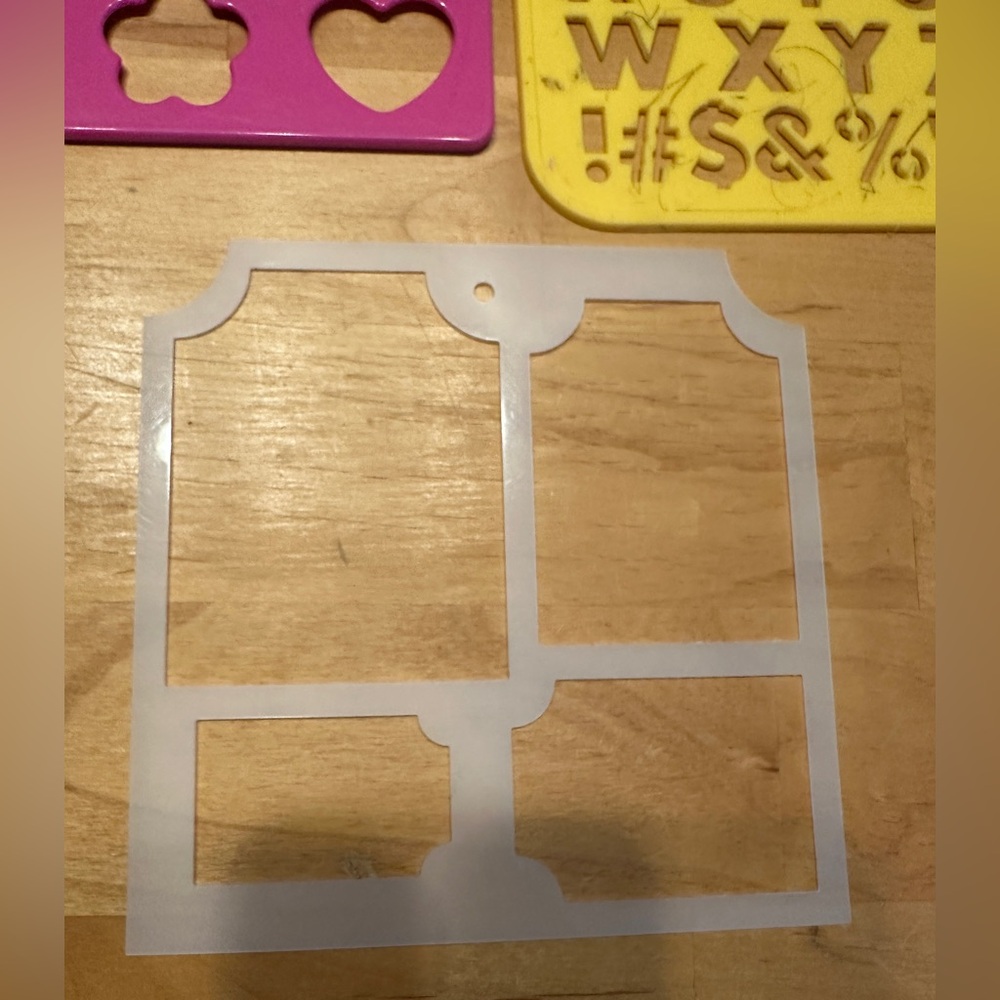 Stencil Template Various Set of 3
